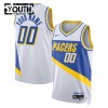 Dres Indiana Pacers Prilagođeni Nike 2025-26 City Edition Bijela Swingman - Dječji
